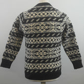 45d All Over Fairisle Crew Neck Sweater 100 Shetland