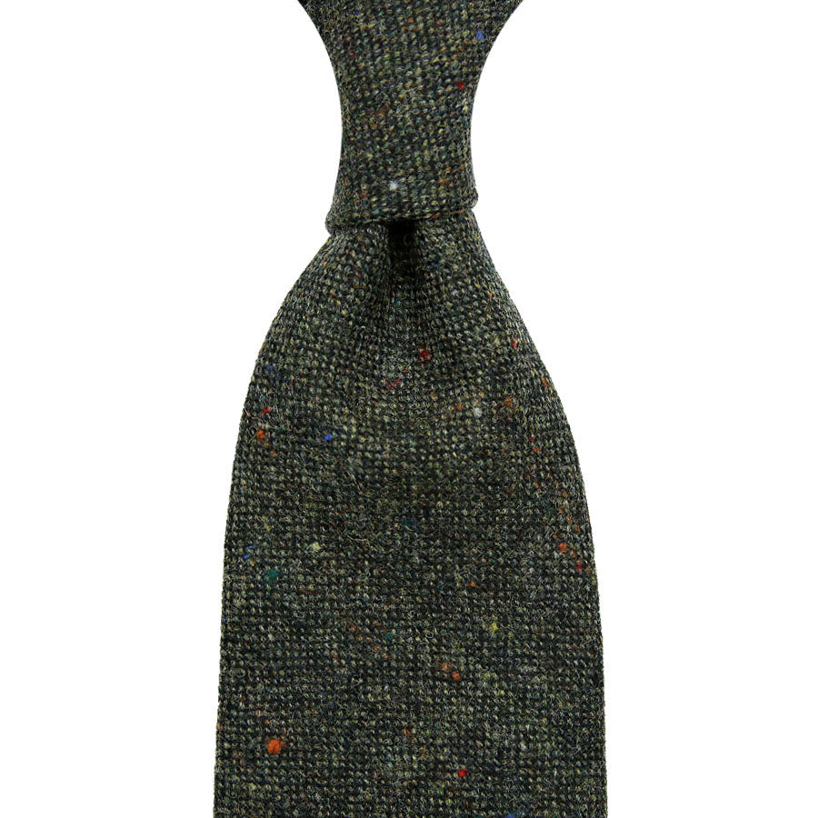 W Bill Donegal Wool Tie Hand Rolled