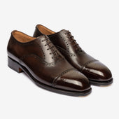 Semi Brogue Oxford - Bitter Choco - Char Last