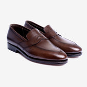 Full Strap Penny Loafer - Bitter Choco - Zilo Last