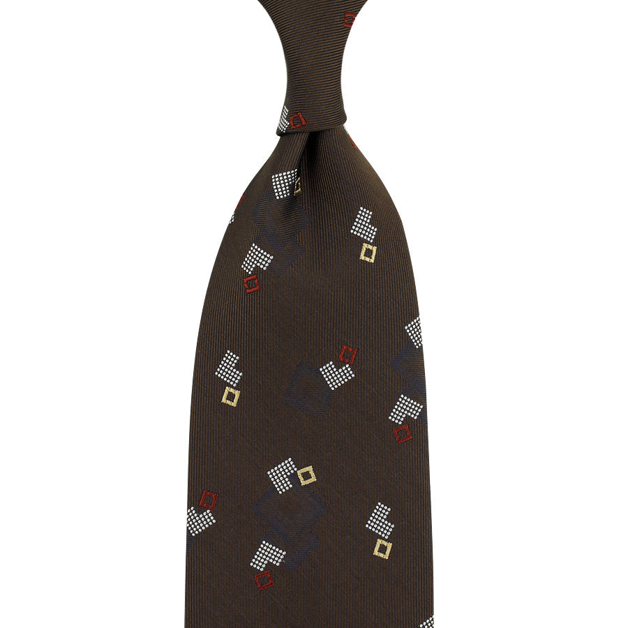 Geometrical Japanese Jacquard Silk Tie