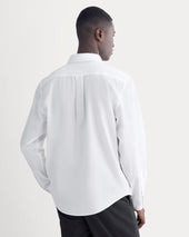 Washed Poplin Shirt | White