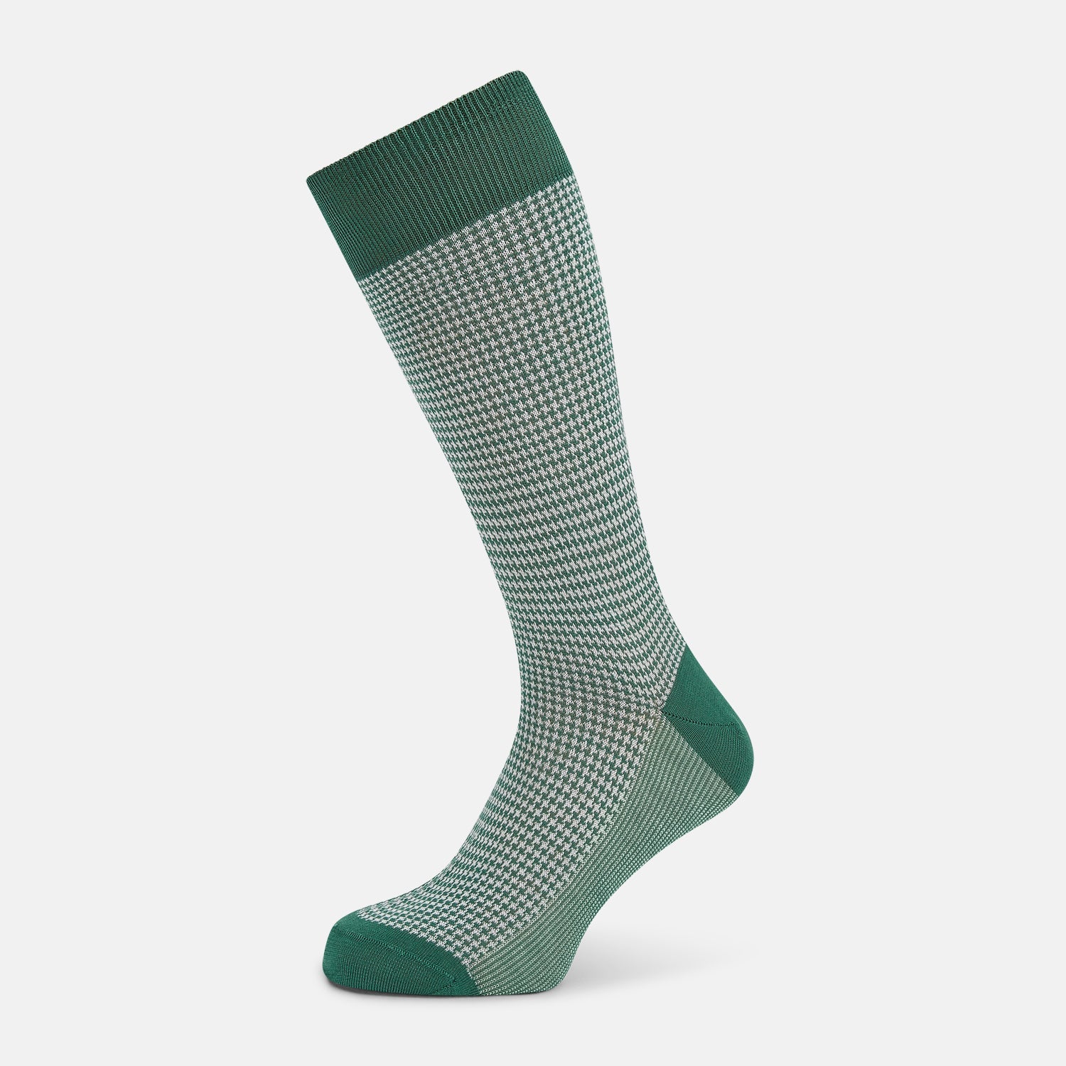 Houndstooth Mid Length Socks