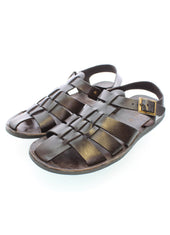 APOLLO | Vegetable Tanned Leather Sandal | Brown