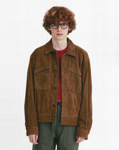 Workers Blouson Leather Jacket Nubuck