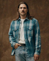 Vintage Wash Alaskan Guide Shirt - Jasper / Dark Teal Plaid
