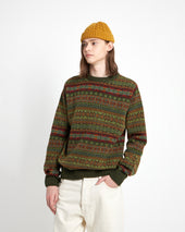 All Over Fairisle Crew Sweater Pineshadow