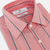 Coral Track Stripe Westminster Shirt