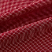 Dark Red Pin Check Shirt With Contrast T A Collar And Cuffs