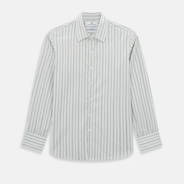 Forest Green Multi Stripe Westminster Shirt