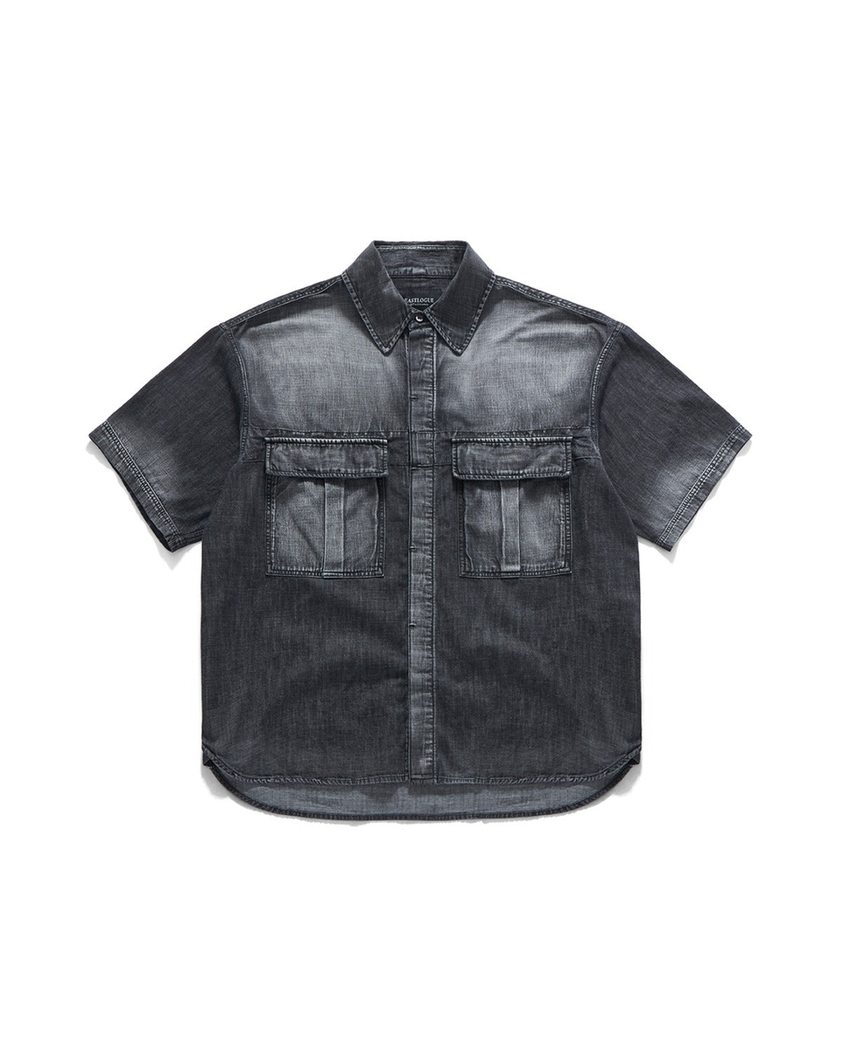 ARMY FIELD HALF SHIRTS / BLACK DENIM
