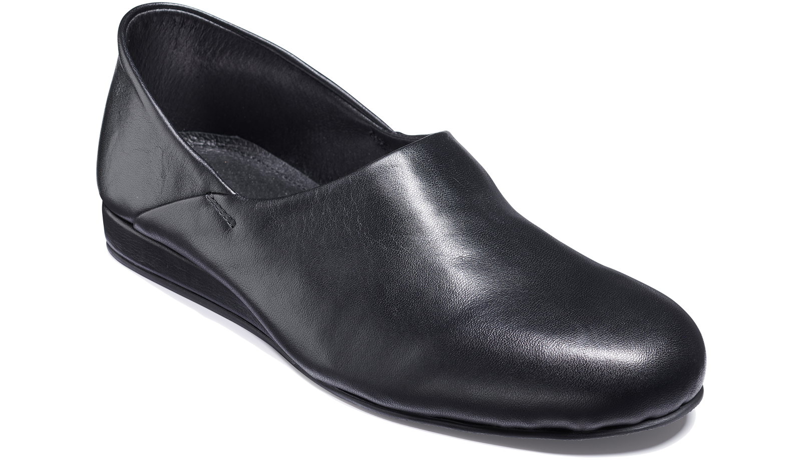 Elm Black Leather