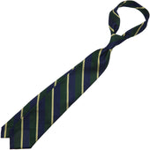 Striped Grenadine Garza Fina Silk Tie Forest