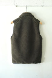 Fujito Fleece Vest Green Black Directors Web Shop Powered By Base