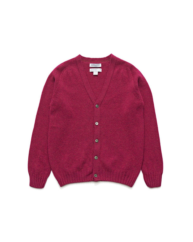 SADDLE SHOULDER V NECK CARDIGAN / LAVISH