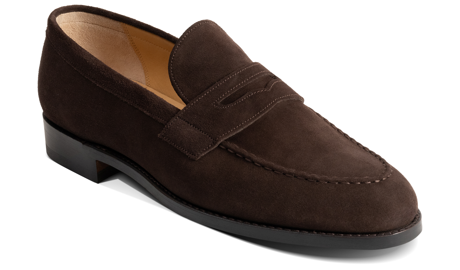 Braunton Dark Brown Suede