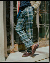 Made In Usa Madras Plaid Trousers
