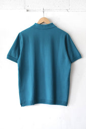 Fujito Knit Polo Easy Sax Dark Brown Emerald Directors Web Shop Powered By Base