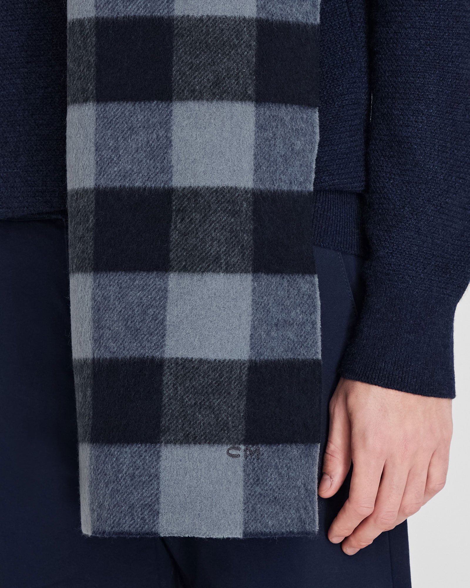 Double-Faced Striped Scarf
