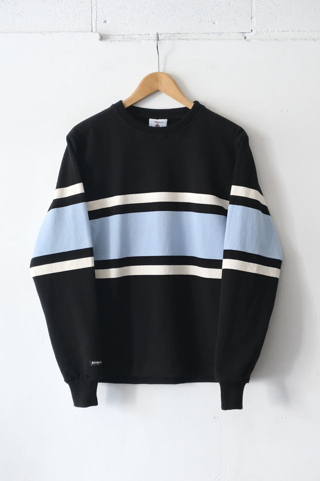 BARBARIAN L/S Crew Neck Shirt for Directors Black/Powder Blue | Directors Web Shop powered by BASE