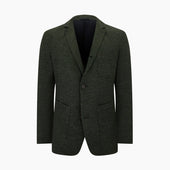 Green Linen Blend Cambridge Blazer