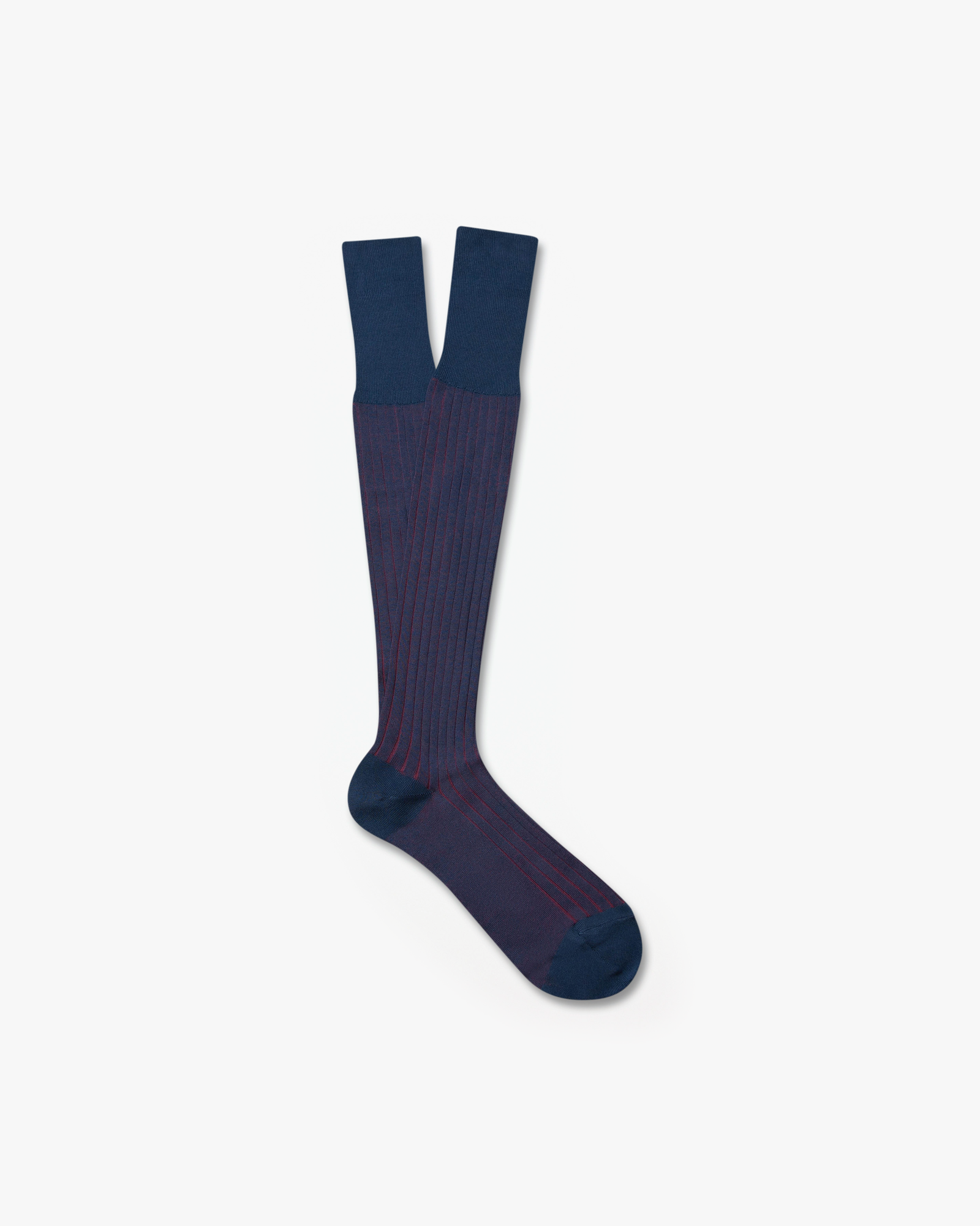 Erik Knee High Cotton Socks Red
