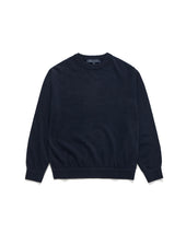 CREW NECK KNIT / D.NAVY