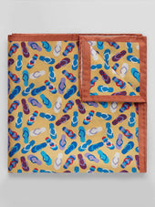 Orange Pocket Square Motif