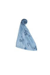 Silk Bandhani Scarf In