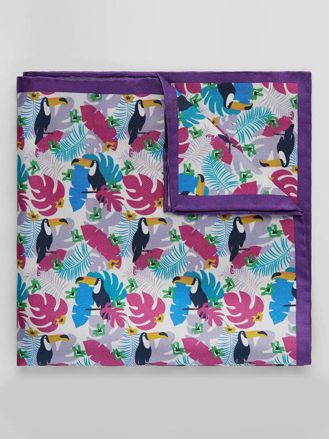 Purple Handkerchief Motif