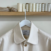 Cotton Linen Herringbone Twill Chore Coat