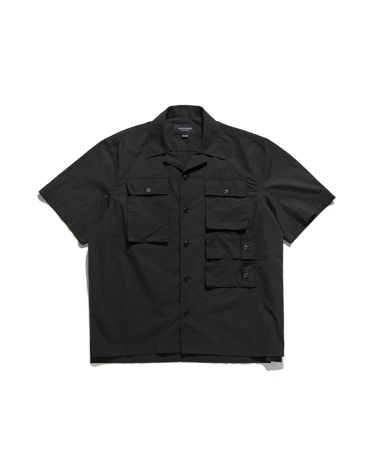 UTILITY FIELD HALF SHIRT / BLACK