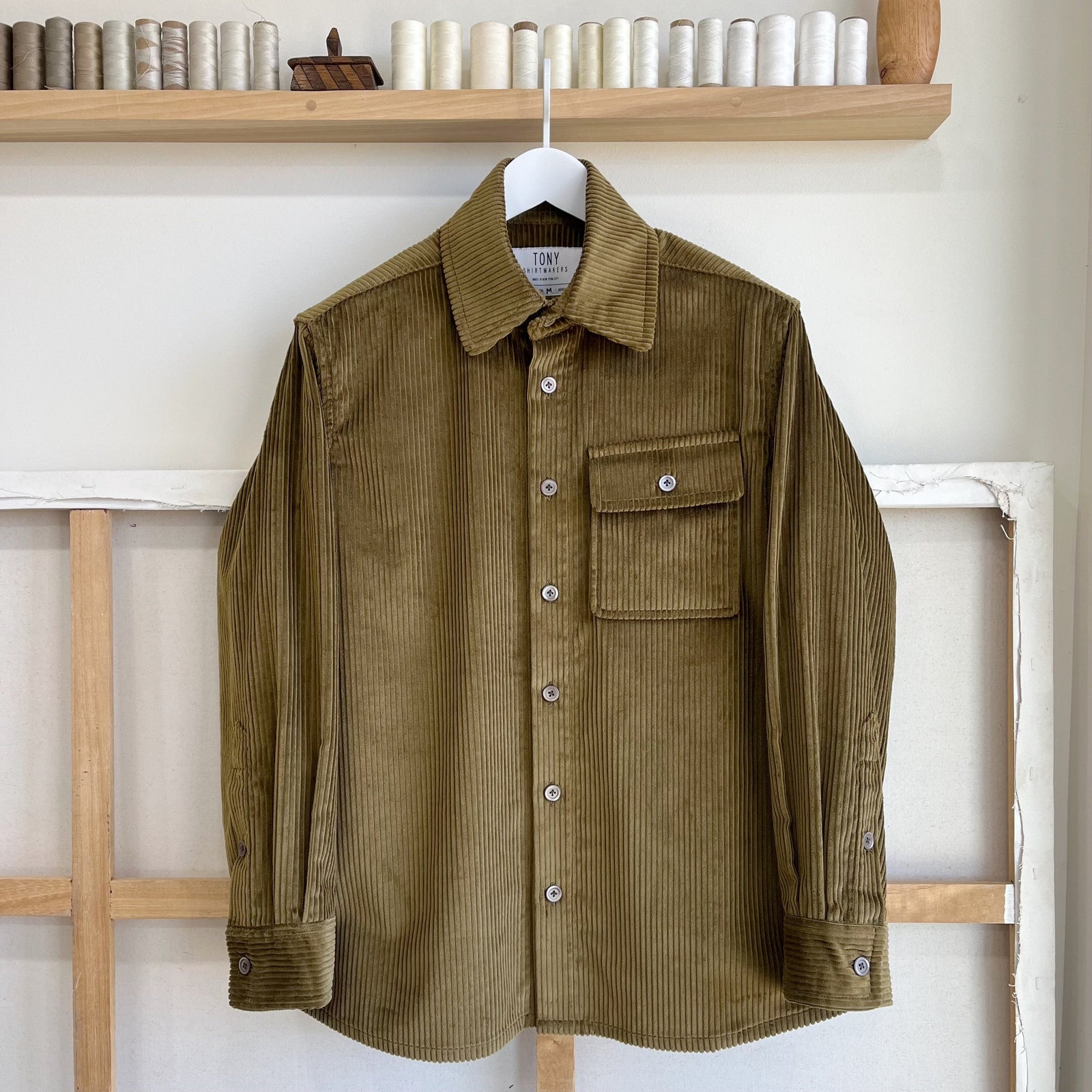 Dead Stock Bronze Wide Wale Corduroy Overshirt