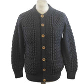 4b Golfer Cardigan 100 Aran By Inverallan