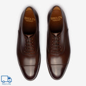 Straight Tip Oxford Bitter Choco Zip Last Rtw