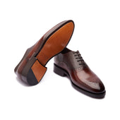 Wenzel Medallion Oxford Dark Oak Hand Welted Contemporary Classics