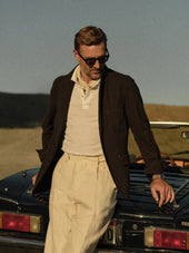 Japanese Cool Cashmere Knit Polo