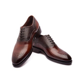 Wenzel Medallion Oxford Dark Oak Hand Welted Contemporary Classics