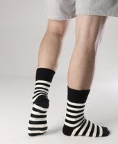 Retro Striped Cotton Socks