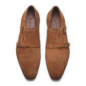 Aspen Double Monk Strap Suede Hand Welted Summer Classics