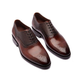 Wenzel Medallion Oxford Dark Oak Hand Welted Contemporary Classics