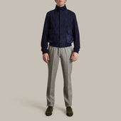 Suede Blouson Jacket In