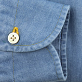 Denim Button Down Shirt Light Regular Fit