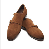 Aspen Double Monk Strap Suede Hand Welted Summer Classics