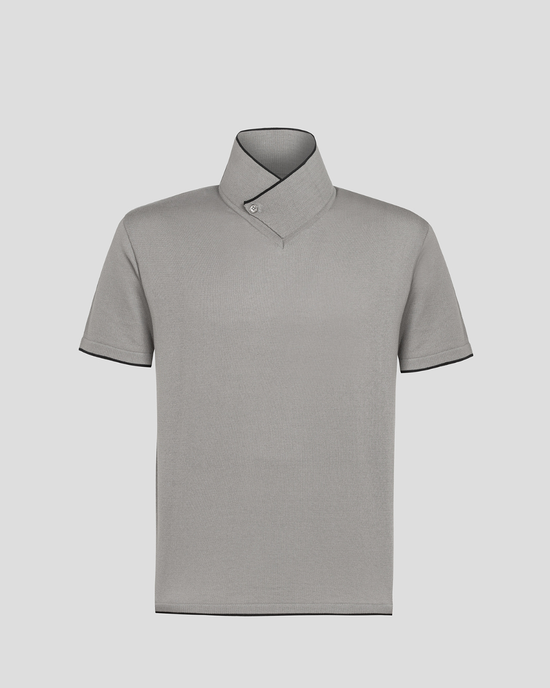Stand Collar Polo Cobra Grey