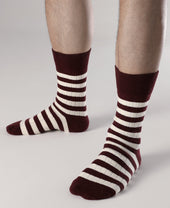 Retro Striped Cotton Socks