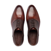 Wenzel Medallion Oxford Dark Oak Hand Welted Contemporary Classics