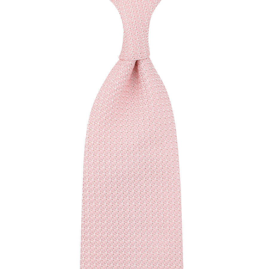 Grenadine Garza Grossa Silk Tie Pink Self Tipped