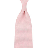 Grenadine / Garza Grossa Silk Tie - Pink - Self-Tipped