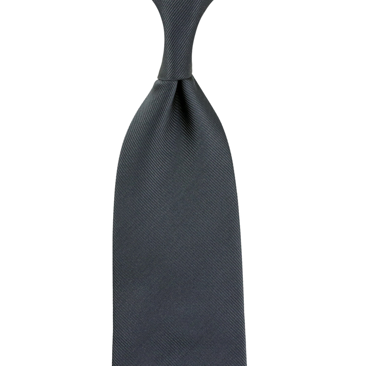 Plain Japanese Jacquard Silk Tie Hand Rolled